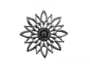 Sternrosette silber