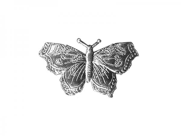 Schmetterling aus Pappe silber