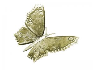 3D Tiere Pappe Schmetterling gold