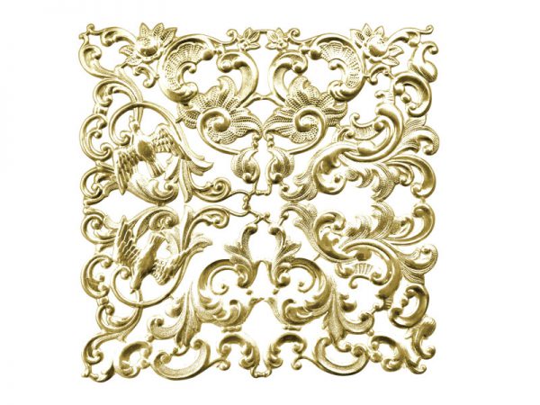 Florales Ornament (klein) gold