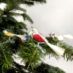Dresdner Pappen Original Lauschaer Glasvögel