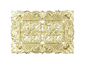 Dresdner Pappen Rahmen mit Zierecke klein Detail gold