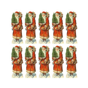 Dresdner Pappen Lebkuchenbilder Weihnachtsmann groß