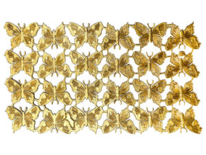 Dresdner Pappen Schmetterlinge mittel 24er Bogen gold