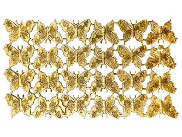 Dresdner Pappen Schmetterlinge mittel 24er Bogen gold